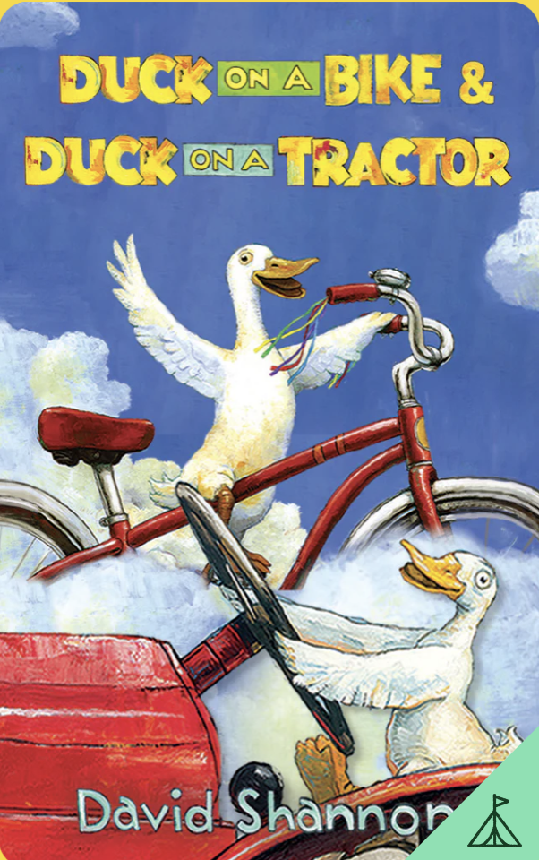 duck on a bike